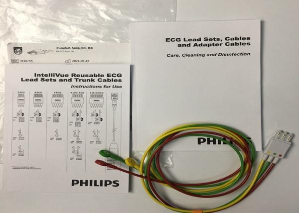 Buy cheap M1674A ECG Lead Set Cable 3 Lead IEC ICU 1M For Medical Equipment from wholesalers