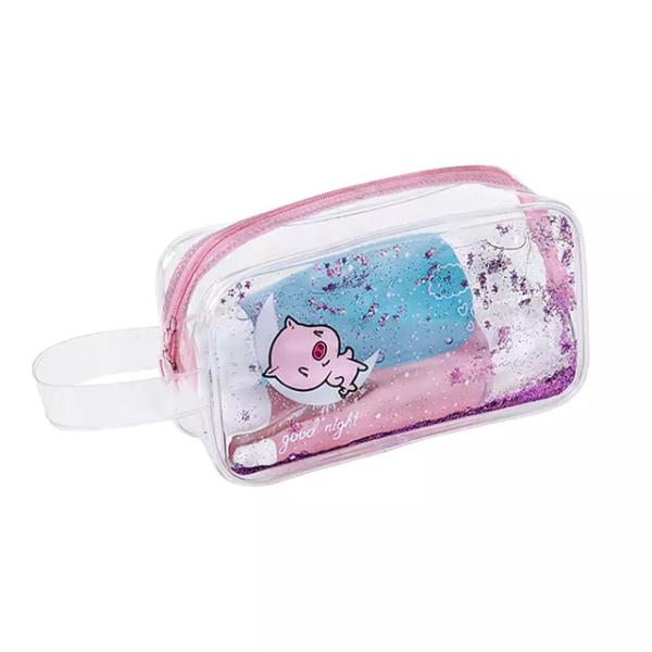 Buy cheap Girls Small Makeup Promotional Clear Cute PVC Cosmetic Bag from wholesalers