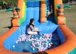 21x9x12FT Commercial Grade PVC Bounce House Inflatable Water Slides Tropical