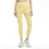 Buy cheap Traceless Mesh Breathable Yoga Pants Capri Women High Waist Nude Sports Tights from wholesalers