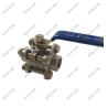Buy cheap Thread Connection Pieces Stainless Steel 3 Piece Type Water Ball Valve from wholesalers