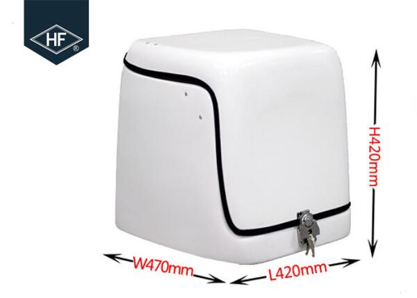 Buy cheap Durable Motorcycle Delivery Box , 67L Fiberglass Reinforced Pizza Delivery Box For Motorcycle from wholesalers
