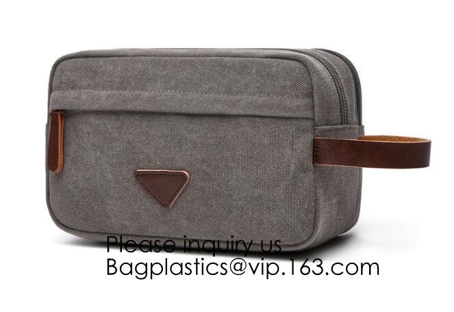 Customized luxury canvas Korean makeup pouch travel cosmetic bag,Promotional Eco friendly Cotton Canvas Zipper Makeup Co
