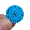 Buy cheap Waterproof Vinyl Fire Extinguisher Stickers Blue 20mm Round Labels from wholesalers