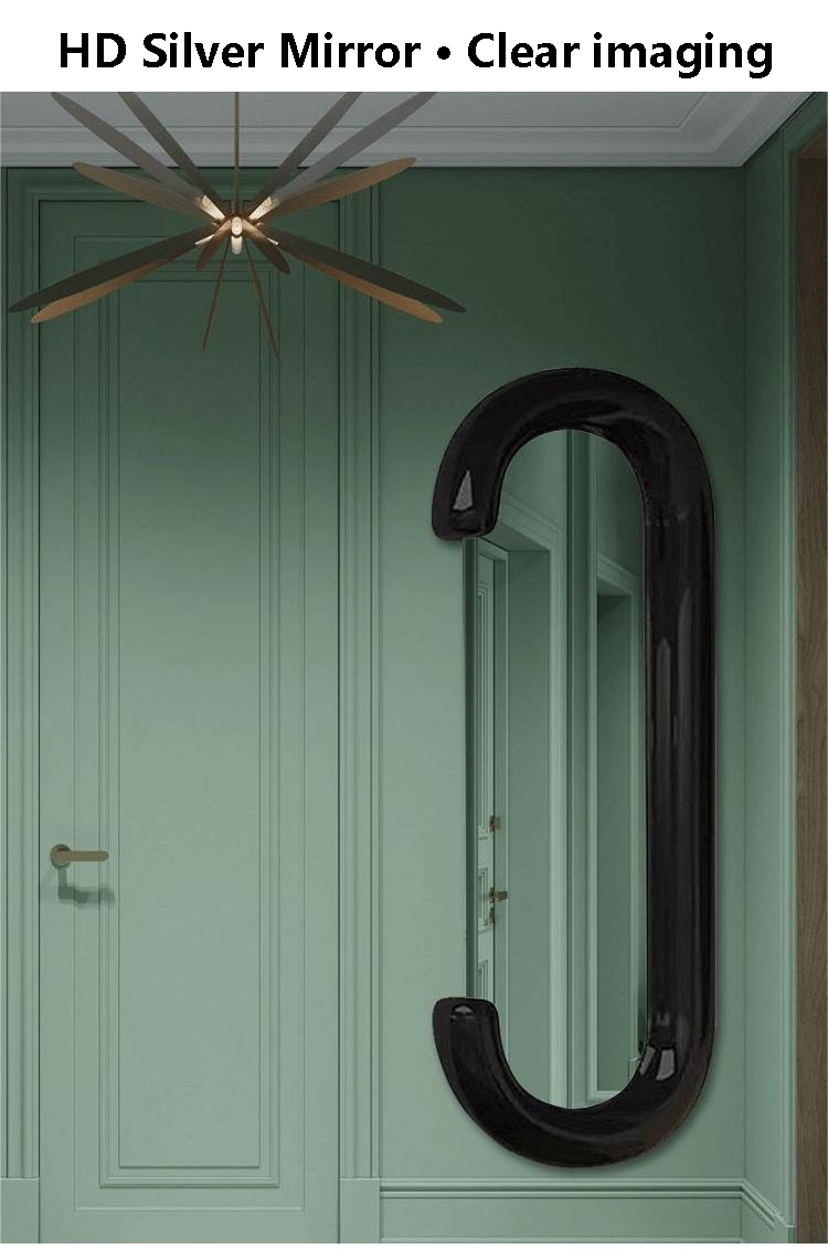 White Decorative Full Length Floor Led Mirror for Bathroom Decoration in Living Room