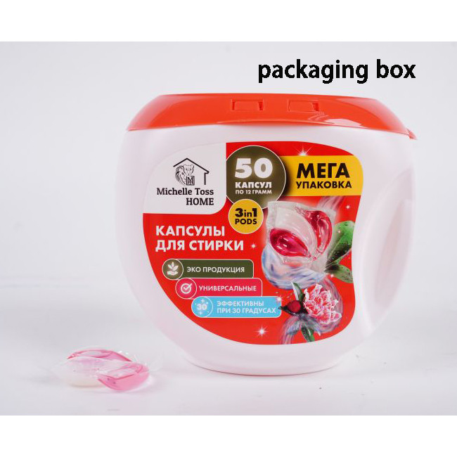 OEM 15g 3-In-1 Premium Clothes Washing Capsules For Bacteria Removal And Mite Removal For Deep Cleansing