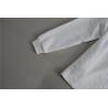 Buy cheap 83% Polyester Womens White Crew Neck Sweatshirt Jacquard Design from wholesalers