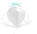 Eco Friendly Anti Pollution 25gsm Earloop KN95 Face Masks