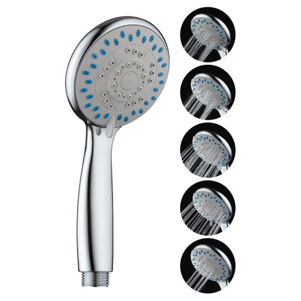 Buy cheap ABS TPR Shower Spray Head , 0.3MPA Chrome Plated Hanging Shower Head from wholesalers