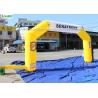 Buy cheap Custom Made Yellow Inflatable Arches EN71 For Outdoor Advertising from wholesalers