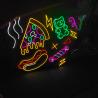 Buy cheap Pizza neon sign hot dog custom neon signs for snack bar food shop from wholesalers