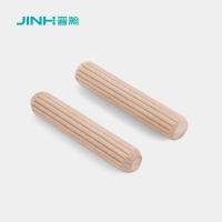 Buy cheap 8mm Dried Fluted Wooden Dowel Pins Cabinet Connector For Panel Furniture product
