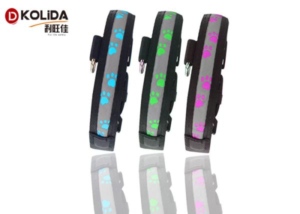 Buy cheap LED Flashing Light Dog Collar and Leash Safety Pet Dog Puppy Collar Lead in Night from wholesalers