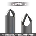 PCD hexagon angle doule edge for carving letters on tombstone gravestone