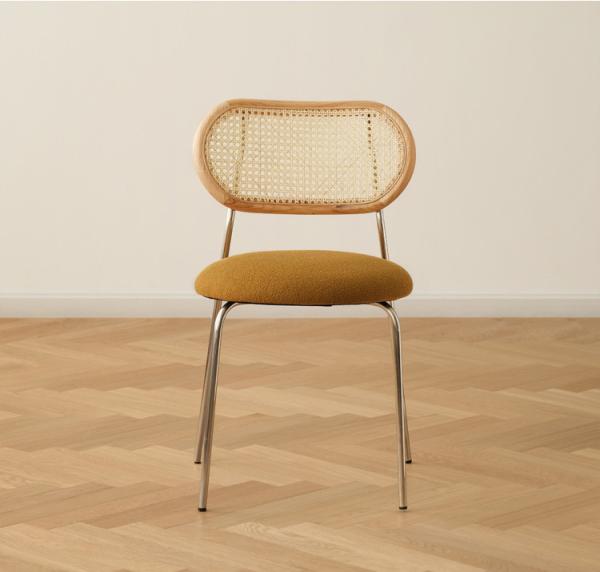 Buy cheap Household Rattan Backrest Cloth Dining Chair 49*46*75cm from wholesalers