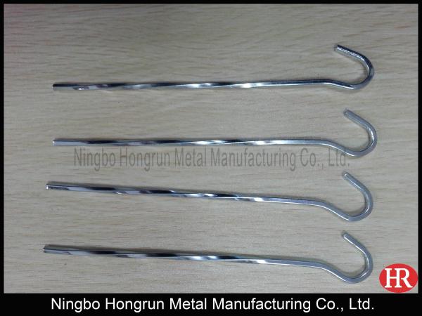 Buy cheap 18cm steel twist tent pegs tent stakes tent nails from wholesalers