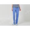 Buy cheap Striped Petite Women'S Pajamas Short Sleeve Long Pants , Ladies Lounge Pyjamas from wholesalers
