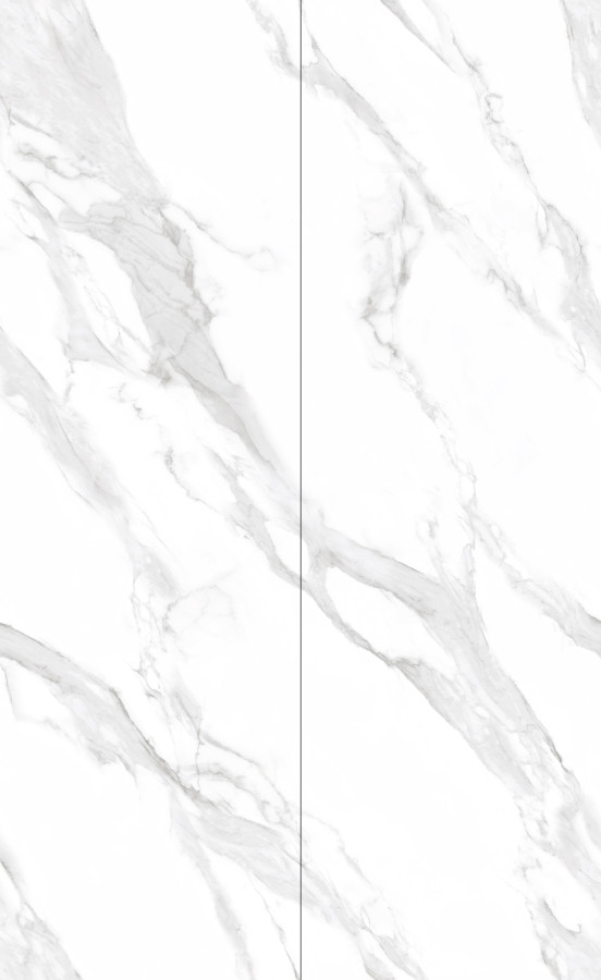 Big Size Indoor Porcelain Tiles Newest Design High Quality Carrarra White Marble Porcelain Slabs Floor Tiles 32"*104"