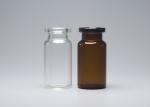 Buy cheap 8ml Clear And Brown Medicine Mini Glass Vial Container from wholesalers