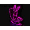 Buy cheap Bunny Girl 12VDC 200cm Silica Gel Neon Signs Illuminated from wholesalers