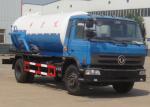Municipal 7m3 Sewage Suction Truck / Sewage Tanker Truck With City Cleaning
