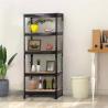 Buy cheap Metal Angle Steel Rack Boltless Stacking 4-5 Layer Outer Hoist Hole Shelf from wholesalers