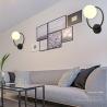 Buy cheap Post-modern Simple interior Wall Lamp Glass Bedroom Light luxury Round Corridor Stair round wall light(WH-OR-93) from wholesalers