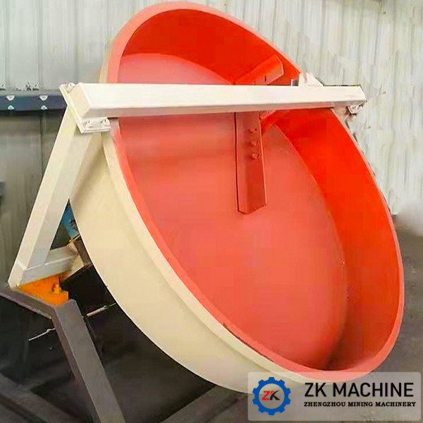 Disk Pelletizer 35TPH Concentrate Powder Wet Granulation Equipment