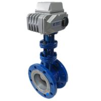 Buy cheap Triple Eccentric Electric Actuated Butterfly Valve Mid Pressure Auto Sealed product