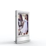 Buy cheap 86 Inch Floor Stand Or Mounted Aluminum Indoor Digital Signage Media Player  Display from wholesalers