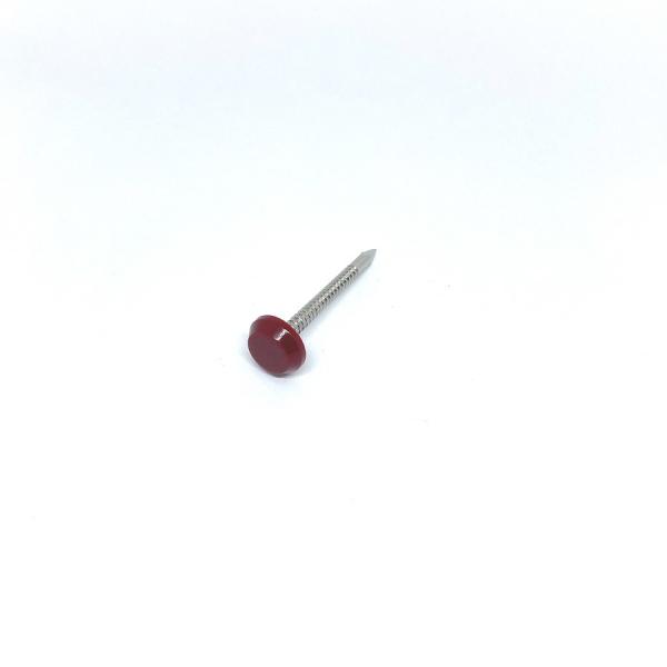 Buy cheap A4 Stainless Steel Anti UV Ringed 40MM Plastic Head Nail Diamond Point from wholesalers