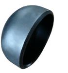JIS G3472 Welded Carbon Steel Pipe Cap Galvanized Black Painting SCH10