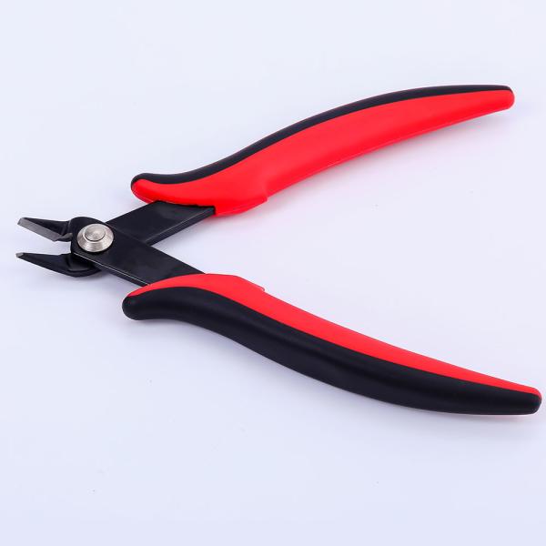 Buy cheap Fore Edge 65mn Electronics Pliers Red Black Curved Nose Pliers from wholesalers