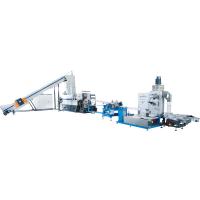 Buy cheap 500 - 2000kg/H Single Screw Extruder Manufacturers / Plastic Flake Pelletizing product