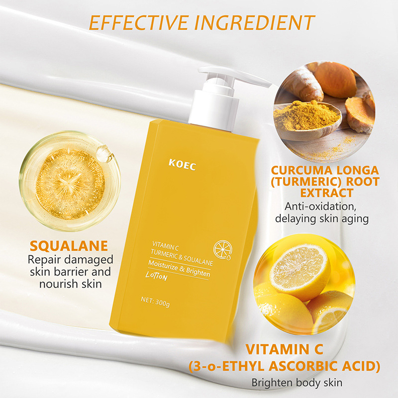Wholesale Tumeric Vitamin C Lotion Face Cream Body Lotion Moisturizer Anti Aging Skin Care Firming Brightening Cream