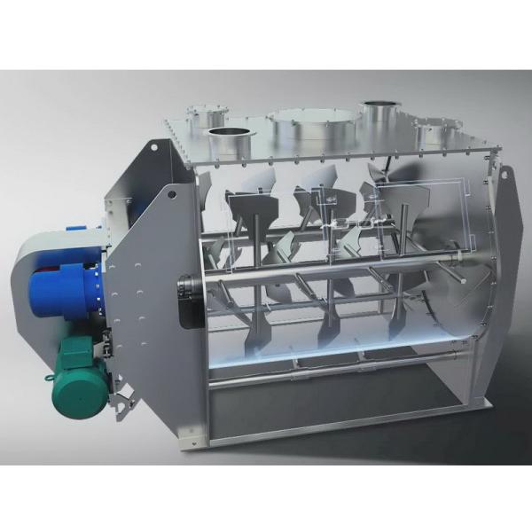 Buy cheap Drum Shape Carbon Steel Twin Shaft Paddle Mixer High Capacity For Dry Mortar from wholesalers