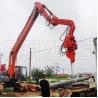 Buy cheap 25ton L25m Sheet Pile Driving Excavator Pile Hammer from wholesalers