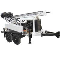 Buy cheap Trailer Mounted Water Well Drill Machine Rig Hydraulic Small Water Well Drilling product