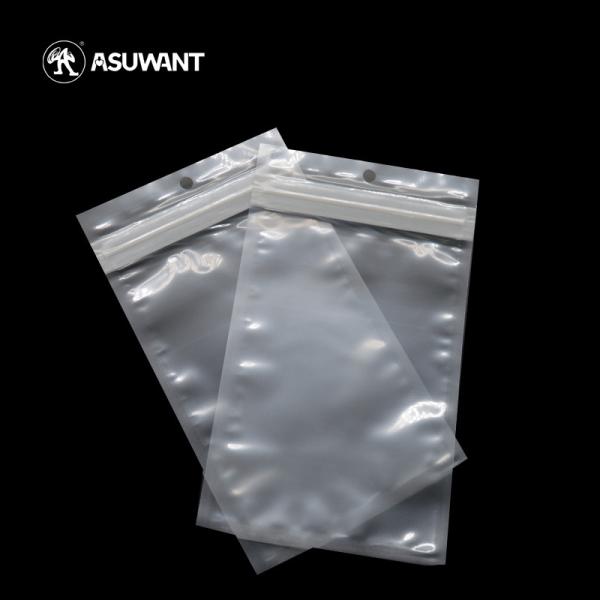Buy cheap PLA Biodegradable Clear Edible Packaging Bag Plastic Zipper Bag For Cookie Weed from wholesalers
