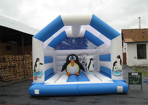Buy cheap 5m*4m Penguin Theme Inflatable Bounce Houses For Children from wholesalers