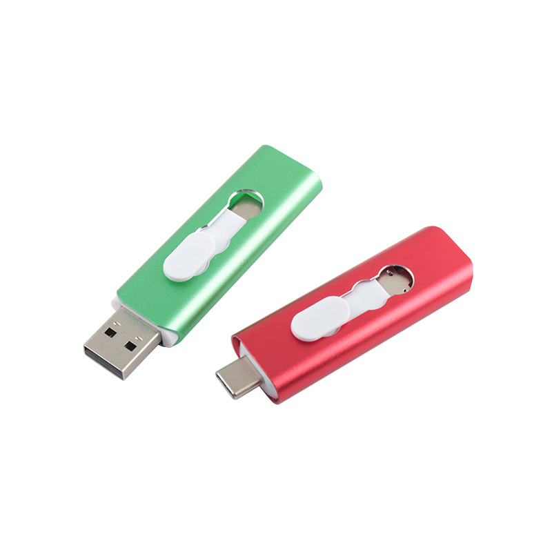 Metal Type C USB Flash Drives 2.0 And USB 3.0 128GB 256GB European Standard