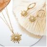 Buy cheap Turquoise Stone 18k Gold Plated Jewelry Set Necklaces And Earrings For Women from wholesalers