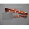 Buy cheap Plastic name tag lanyards, name badge holder lanyards, from wholesalers