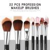 Buy cheap High quality Wood Handle Makeup Brushes Fan Brush best make up brush from wholesalers