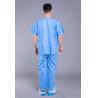 Buy cheap Knit Collar Unisex SMS 35g Nurses Scrub Suit Uniform from wholesalers