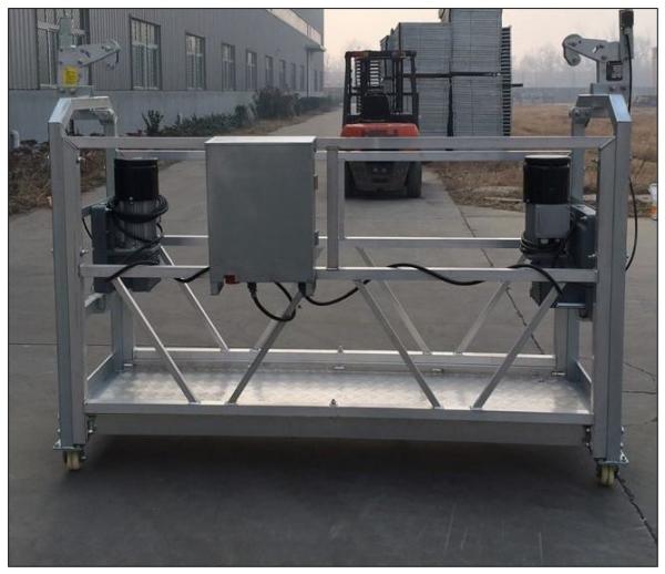 Indonesia galvanized steel 6 meters ZLP630 motorized temporary gondola for