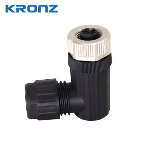 Buy cheap M12 4-Pin Field-Wireable Connector IP67 Screw Connection from wholesalers