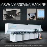 Compact Sheet Metal Grooving Machine V Groove Cutter Machine For Elevator