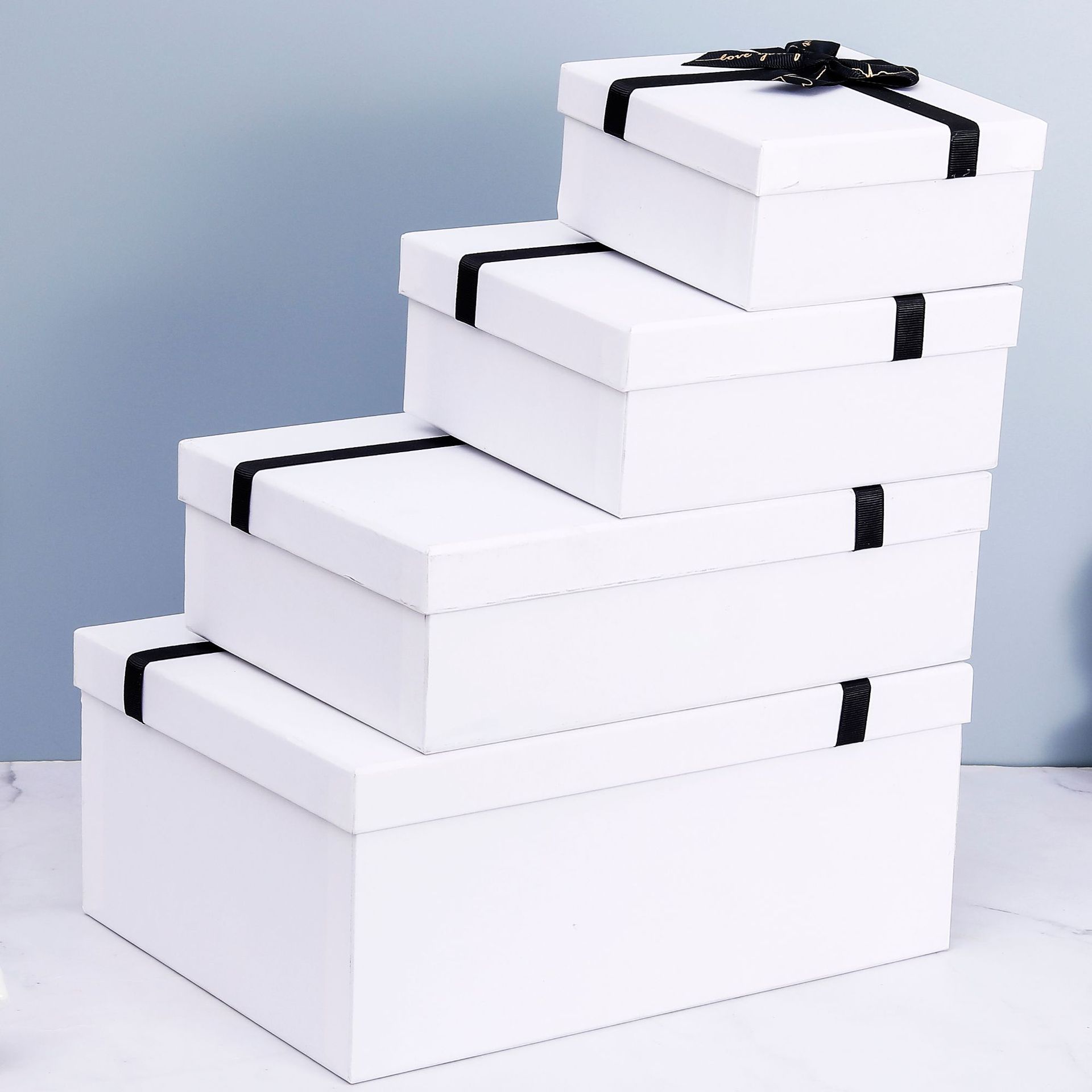 Business Promotion Square Custom Size Folding Paper Gift Box with Paperboard Material