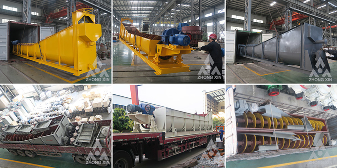 Screw Sand Gravel Washer Machine, River Sand Washing Equipment